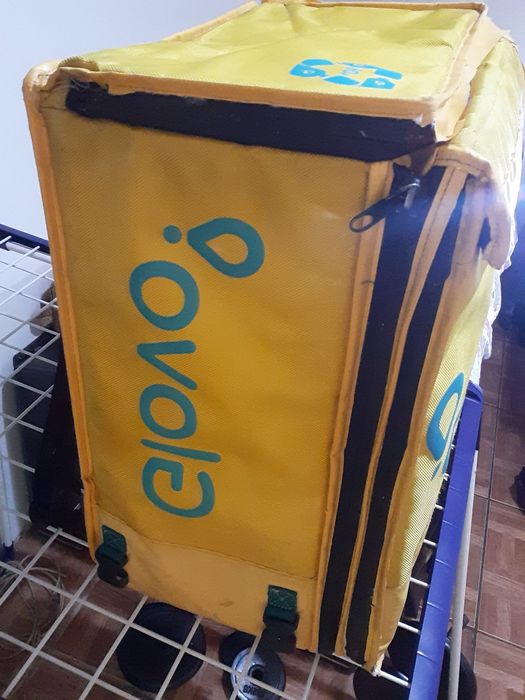 Geantă glovo galbenă