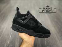 Adidasi Nike Air Jordan 4 Retro Black l Produs NOU 2024 Tenesi Baieti