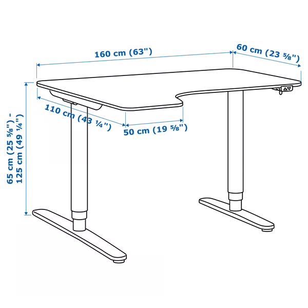Офисна маса ikea bekant