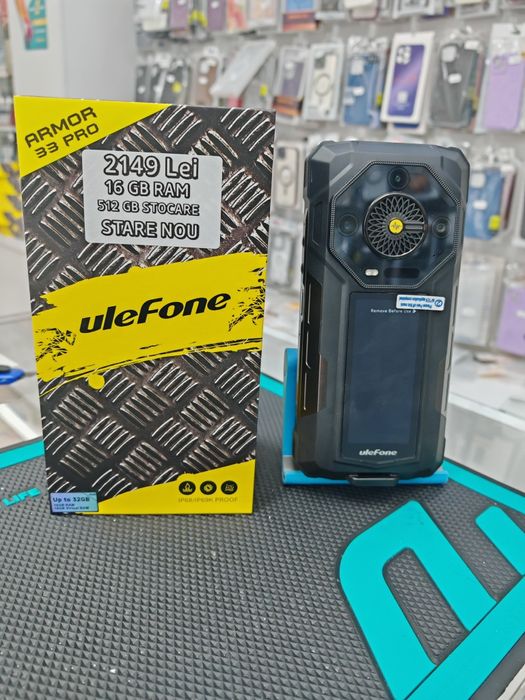 Ulefone Armor 33 Pro, 16/512 GB, Nou, 2 ani garanție