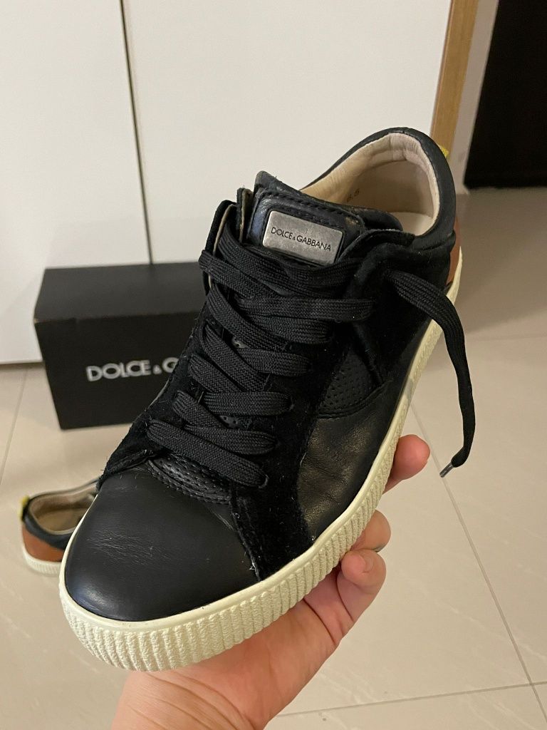Adidasi pantofi tenesi Dolce & Gabbana piele originali