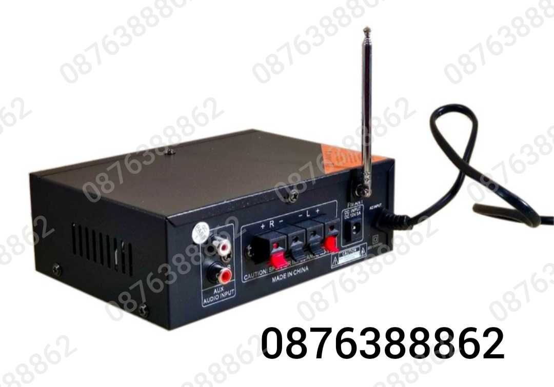 Мощен мини стерео усилвател SN-777BT Bluetooth/USB/FM