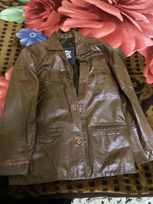 Кожанный куртка холати яхши италия