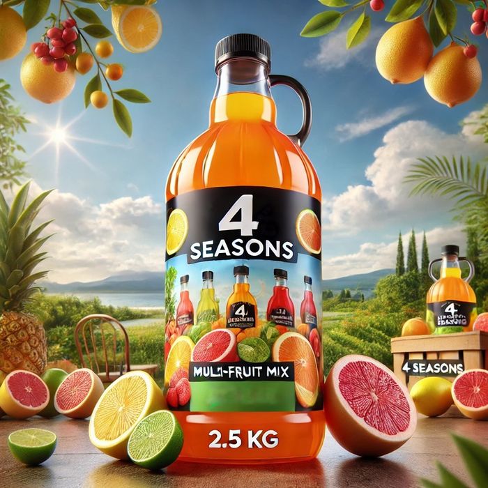 Концентрат сока (сироп) 4 сезона мультифрукт LUX 2.5кг