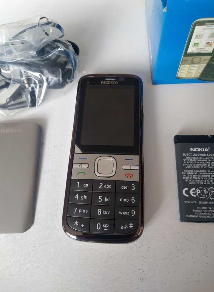 Мобилен телефон Nokia C5-00 сив 5MP, GPS, symbian, ram 512 bluetooth