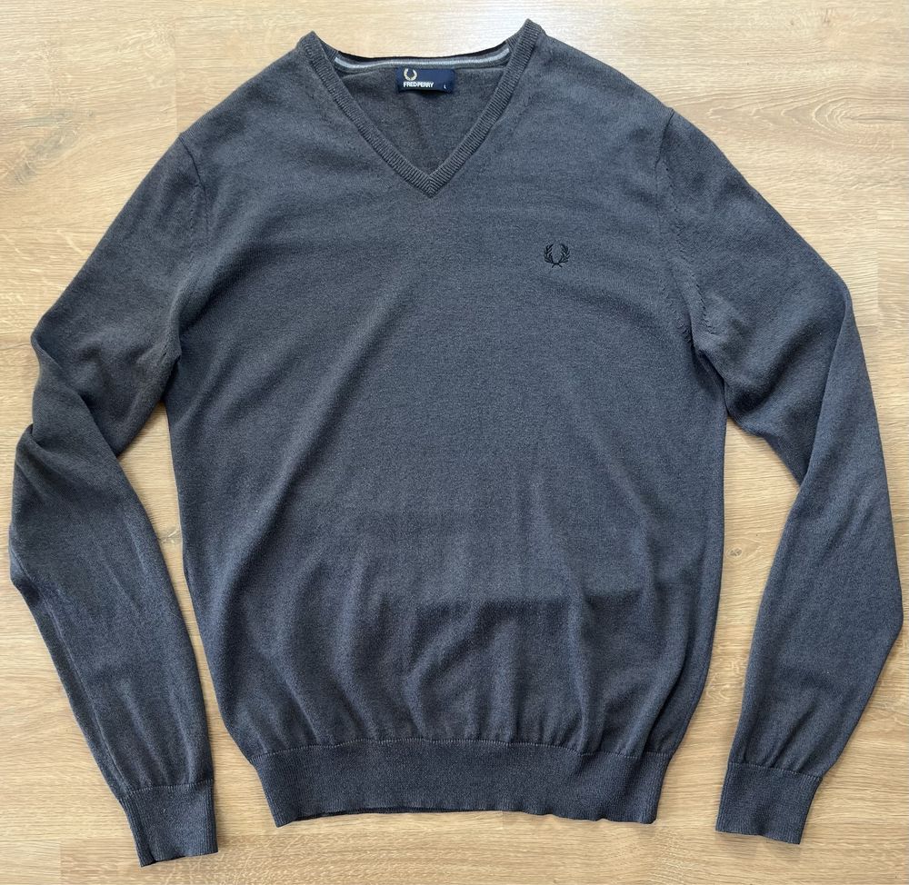 Fred Perry мъжки пуловер мерино вълна размер L