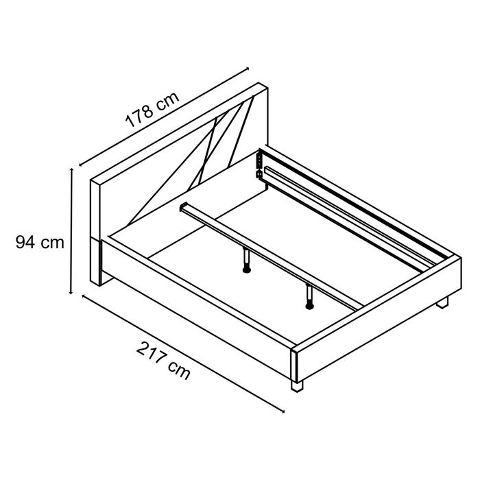 Pat nou tapițat plus saltea nouă