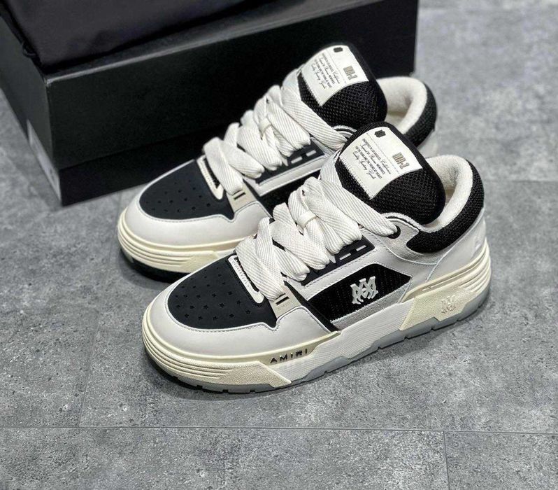 Adidasi AMIRI MA-1 Mesh Black and White