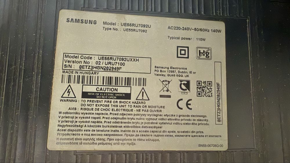 Smart Tv Samsung 55 inch