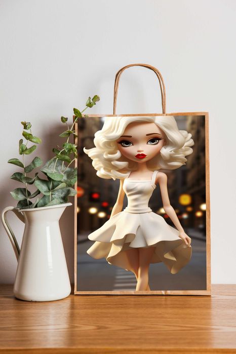 Sacose de hartie/panza personalizate