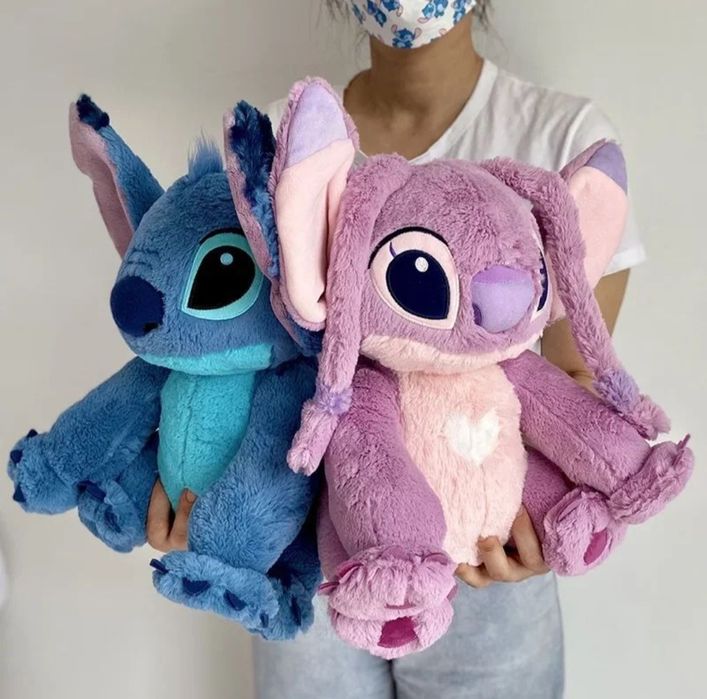 Плюшена играчка Стич и Лило