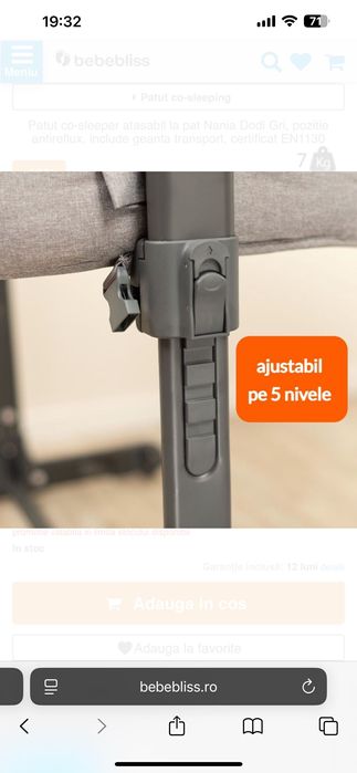 Patut co-sleeper Nania