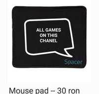 Mouse pad marca,,all games on this channel,,