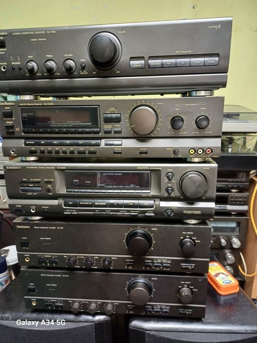 Amplificator stereo Technics su 810, Technics sa gx390,Technics gx200