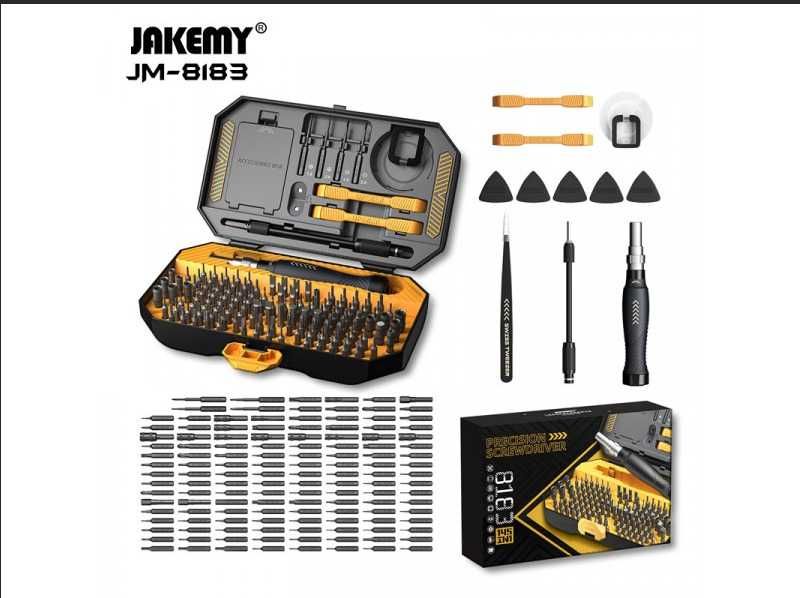 "JAKEMY" JM-8183 набор отверток 145 в 1 очень полезен и практичен