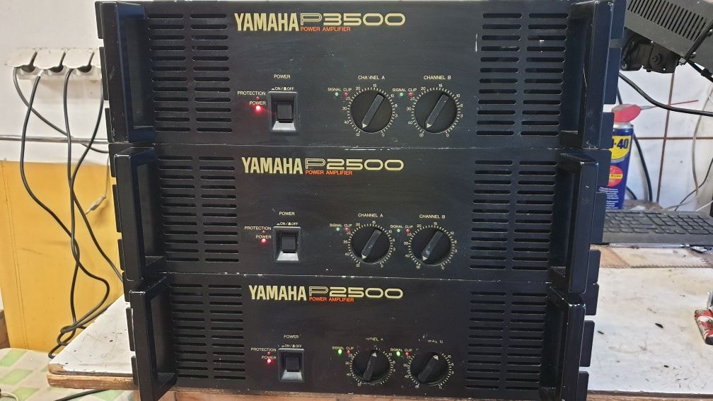 Bas activ Jbl Powersub15 400w/amplificatoare Yamaha P2500/3500