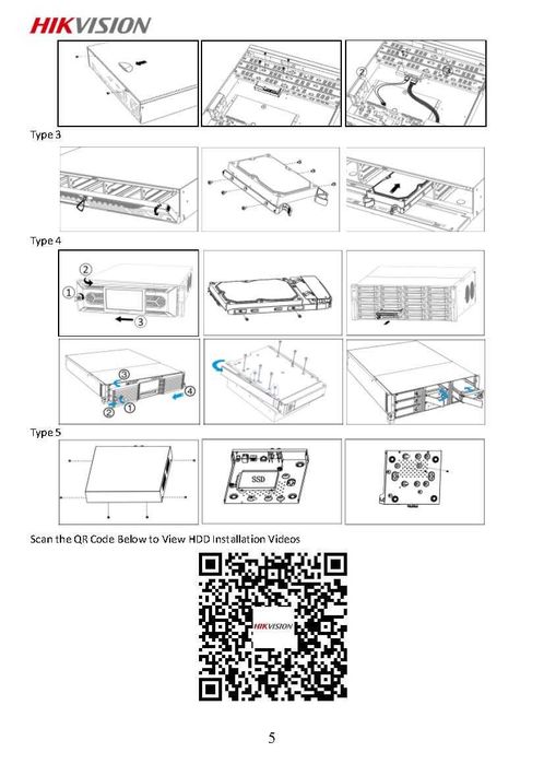 Конзолен DVR Hikvision HWD-6104MH-G4 H.265Pro+ HDTVI AHD CVI IP 3K 5MP