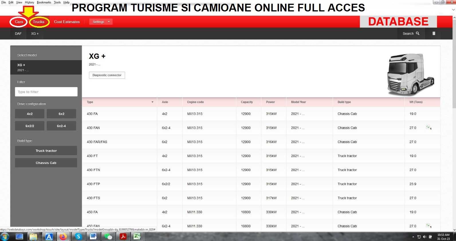 Program online coduri eroare, scheme electrice, distributii, devize