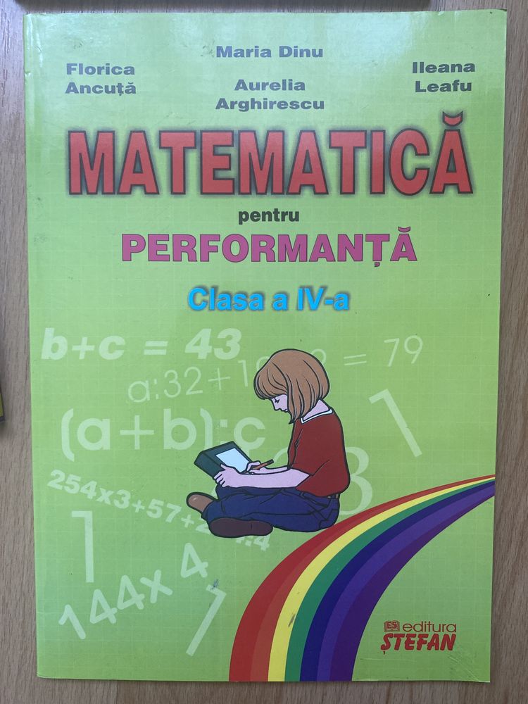 Carti Matematica cls. a III-a- a IV-a - Lot