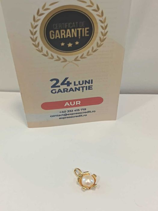 (AG41) Pandativ aur, 14k b779.3.51 Certificat de garantie