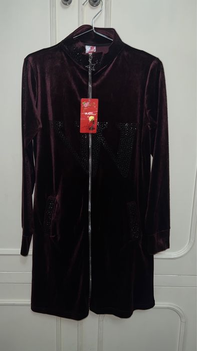 Халат длина до колени есть штани