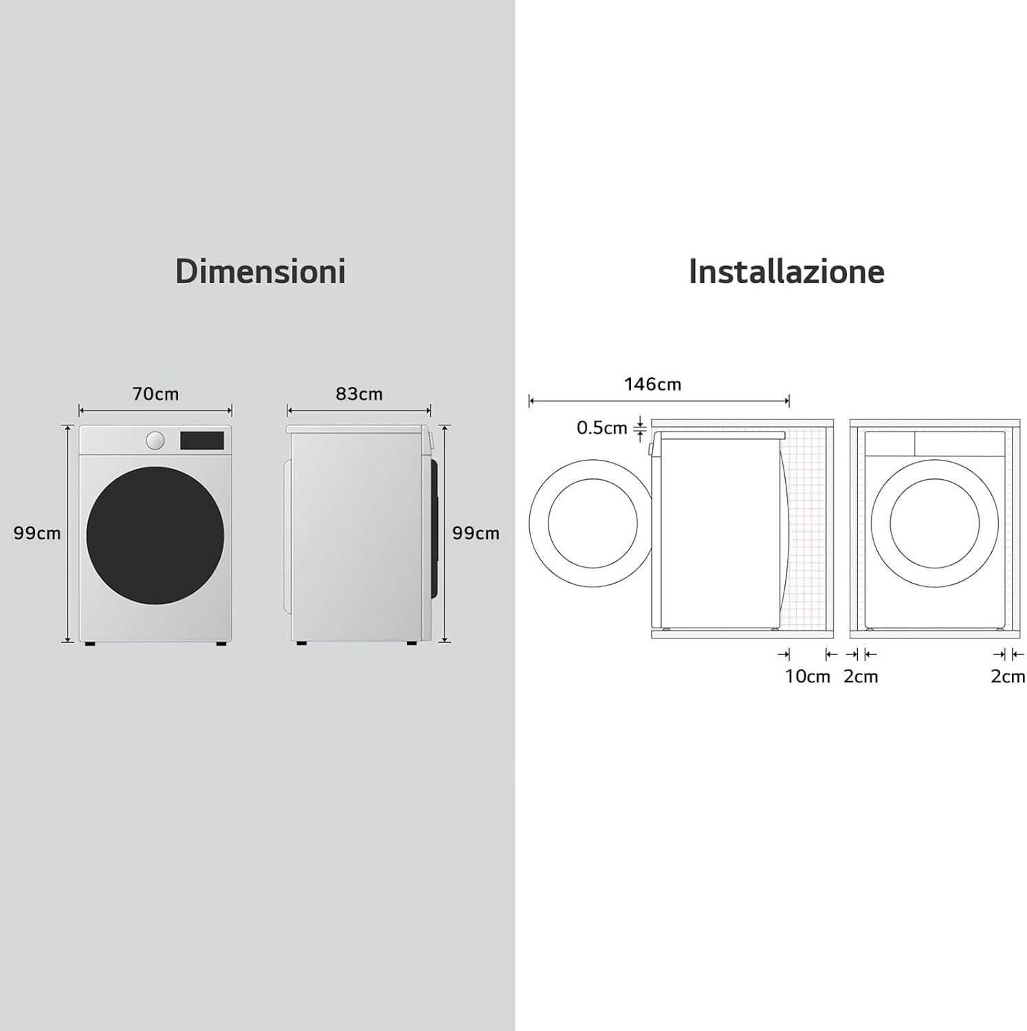 Пералня LG AI DD F0P3020TSWC 20 кг