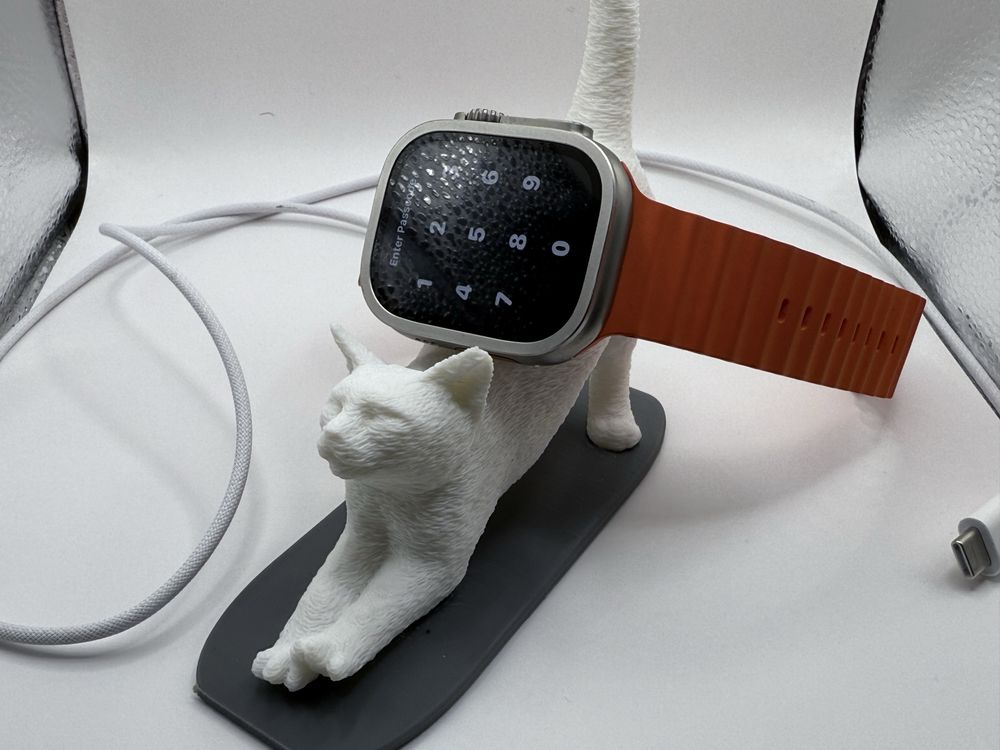 Suport incarcator Apple Watch - Pisica Alintata