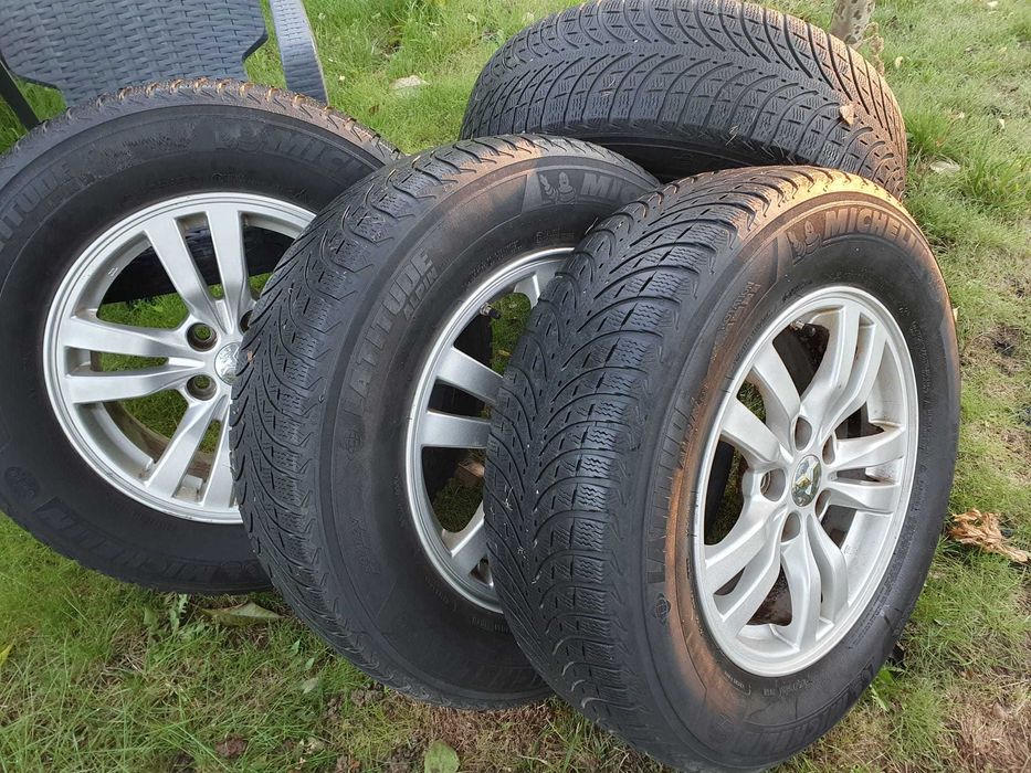 Set original 16" roti Mitsubishi Outlander cu senzori de presiune