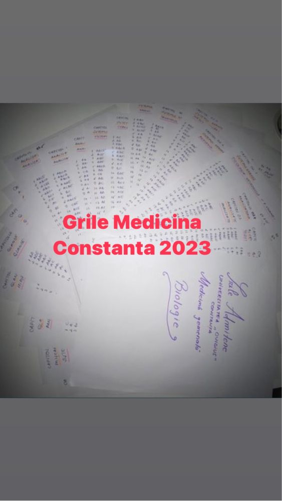 Grile rezolvate MEDICINA CONSTANTA 2023-2024