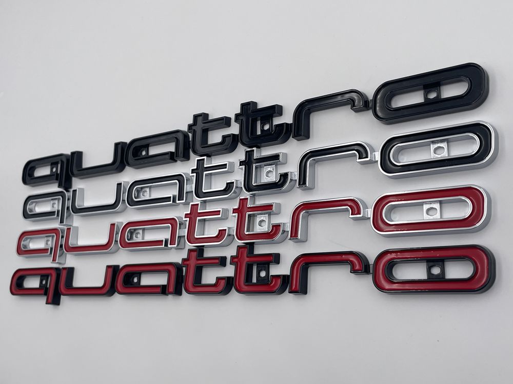 Emblema Compatibila Audi Quattro grila fata