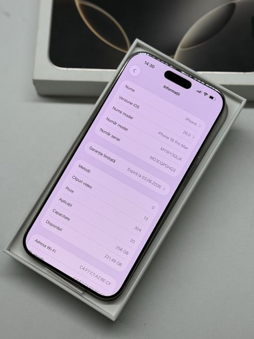 IPHONE 16 PRO MAX - Natural Titanium 256GB