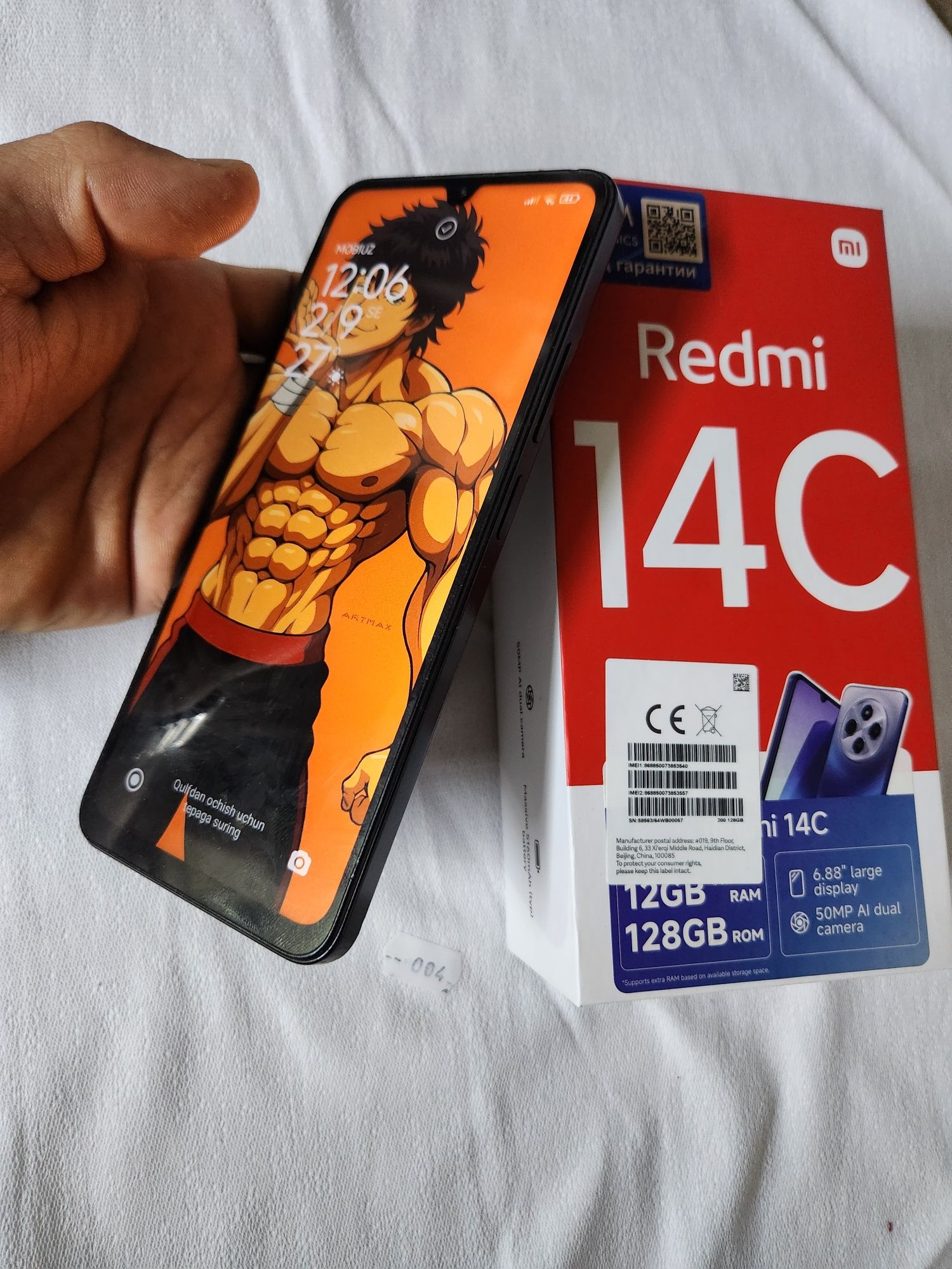 Redmi 14 C xolati zoʻr ishlashi yaxshi 120HG da ishlidi 128/6