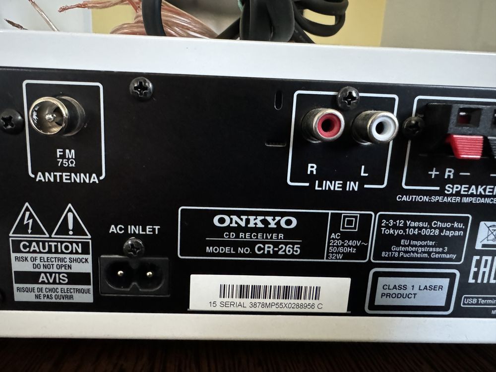 sistem audio ONKYO CR-265 + boxe D-T25