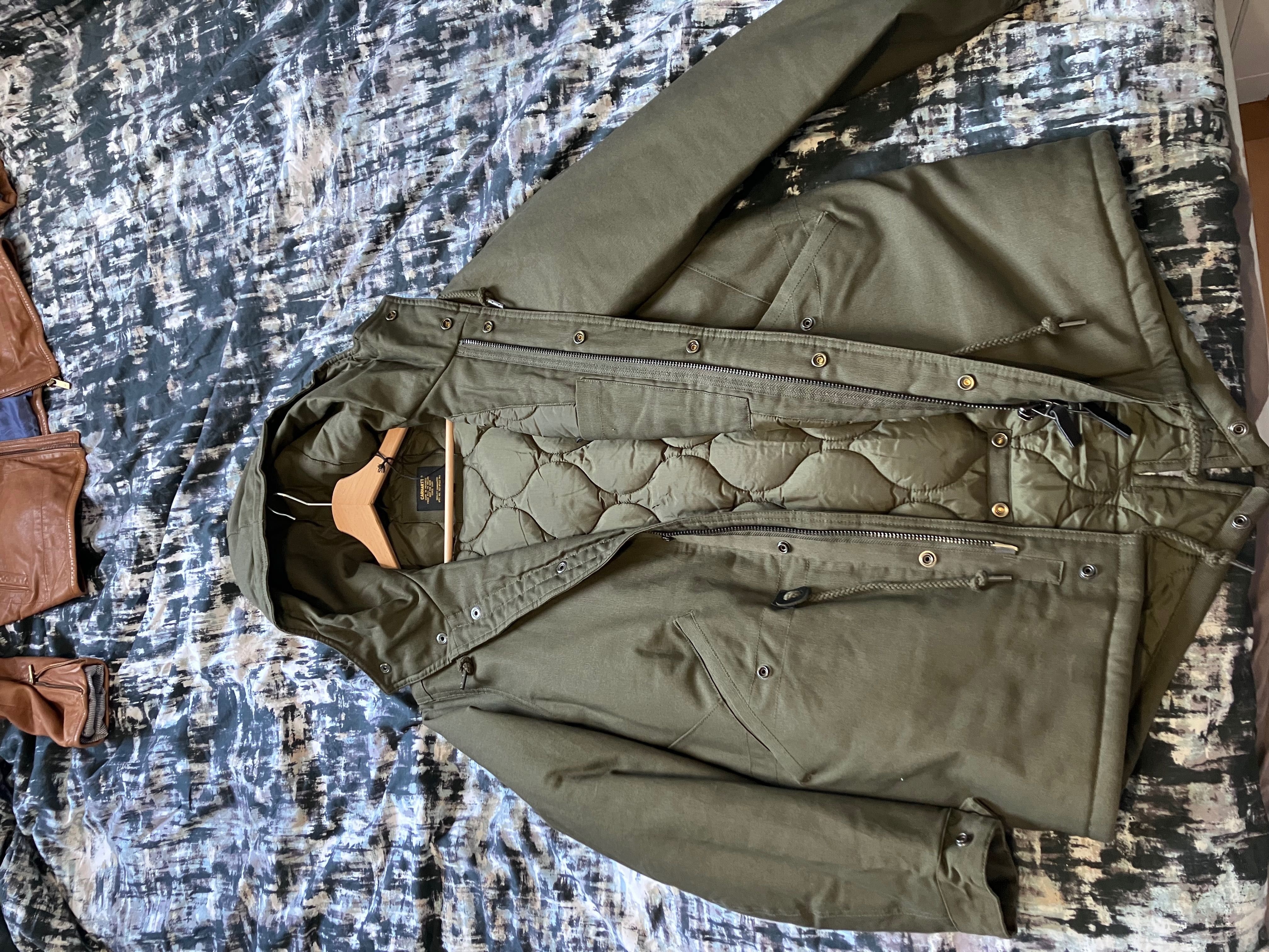 Parka CARHARTT xs ft groasa de iarna verde