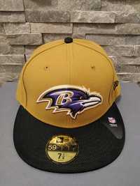 Sapca fitted New Era Gold Collection NFL Baltimore Ravens 7 1/8