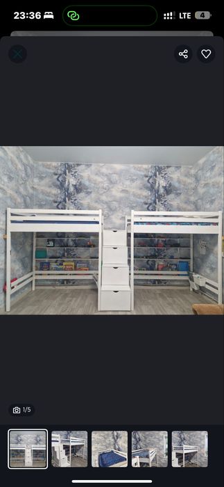 Кровать на двоих с ортопедическим матрасом