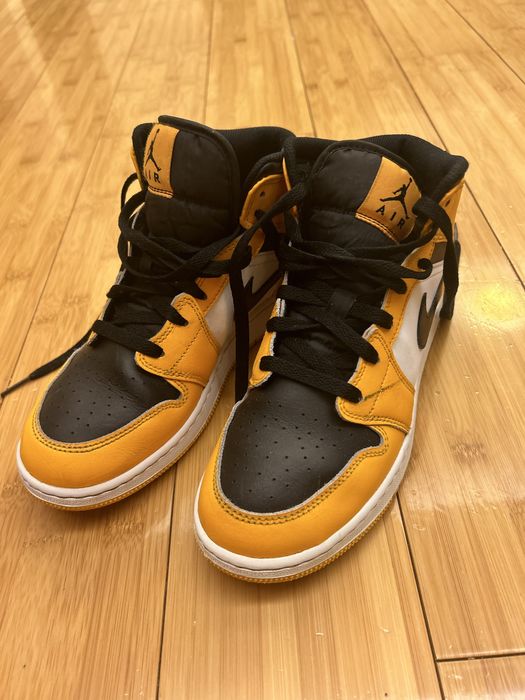Adidasi  Jordan 1 mid yellow masura 39