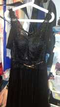 Rochie La Femme cu trena si spatele gol