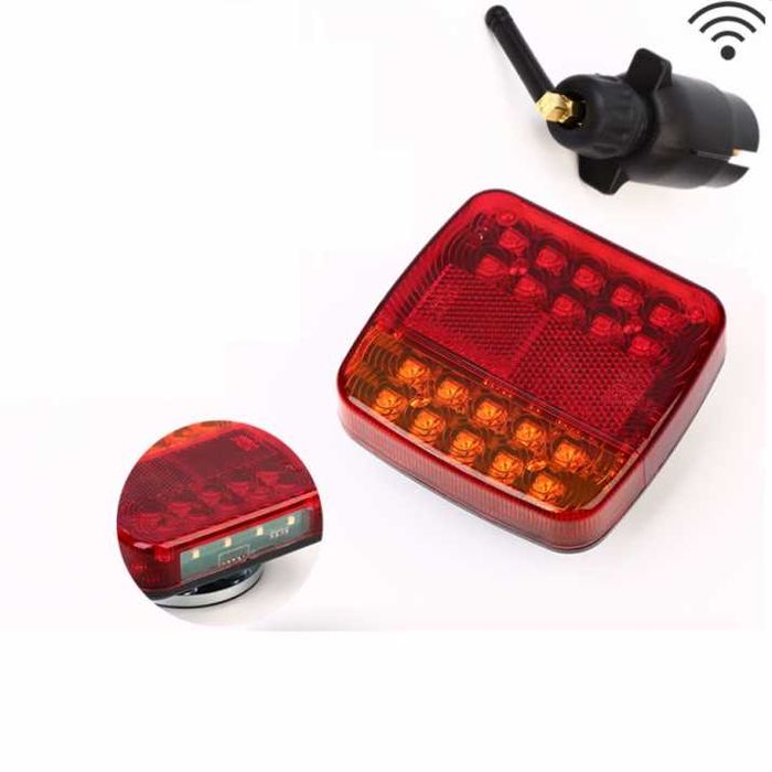 Безжични Wireless С Магнит Led Диодни Стопове за Ремарке,Каравана и др