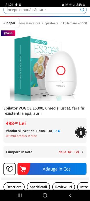 Epilator nou vogoe