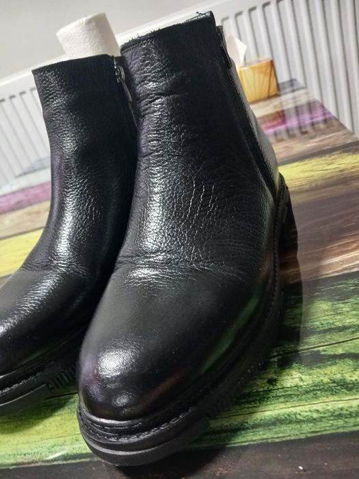 Ghete piele barbati 42