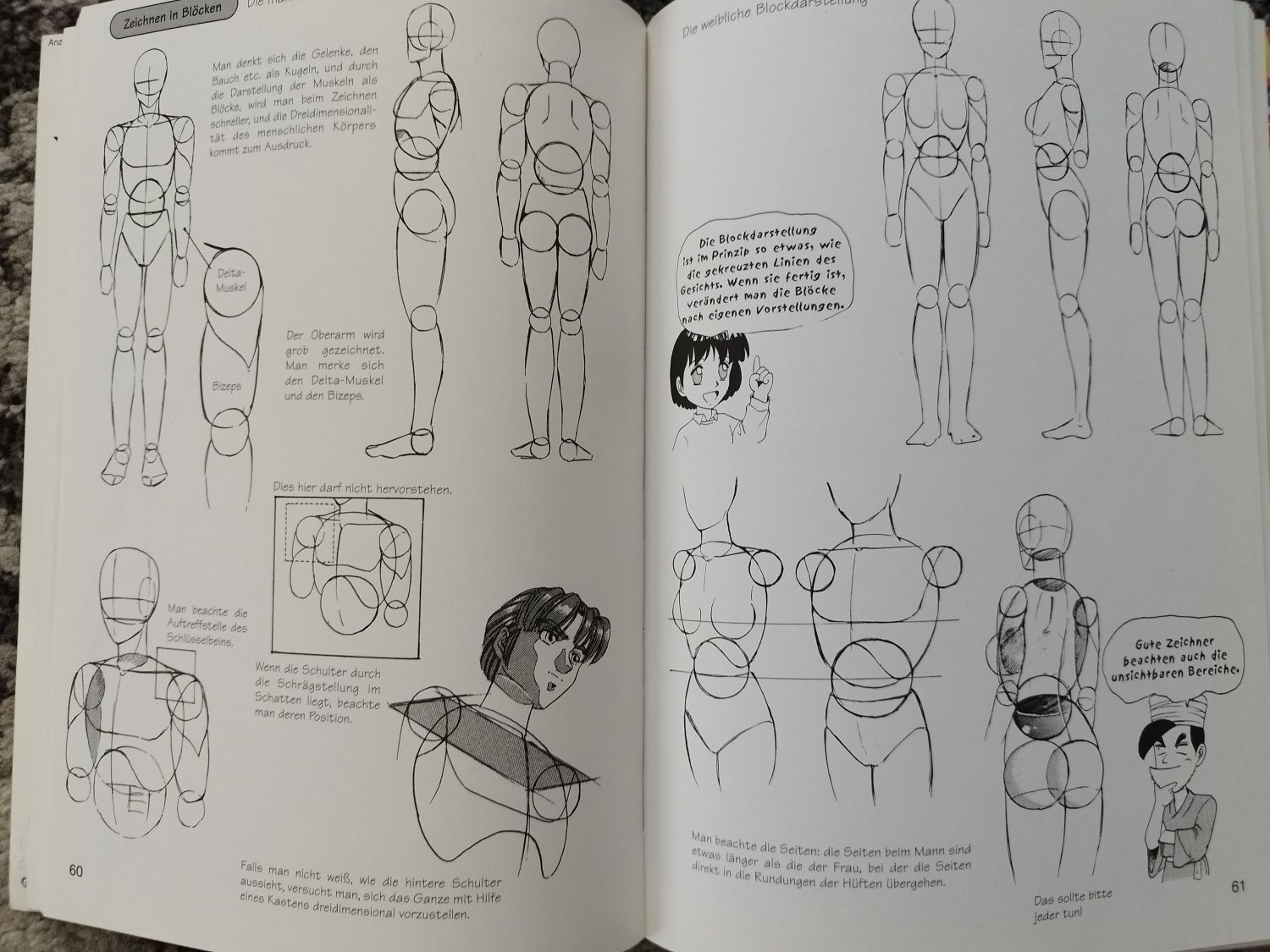 Книга за рисуване на аниме фигури на германски