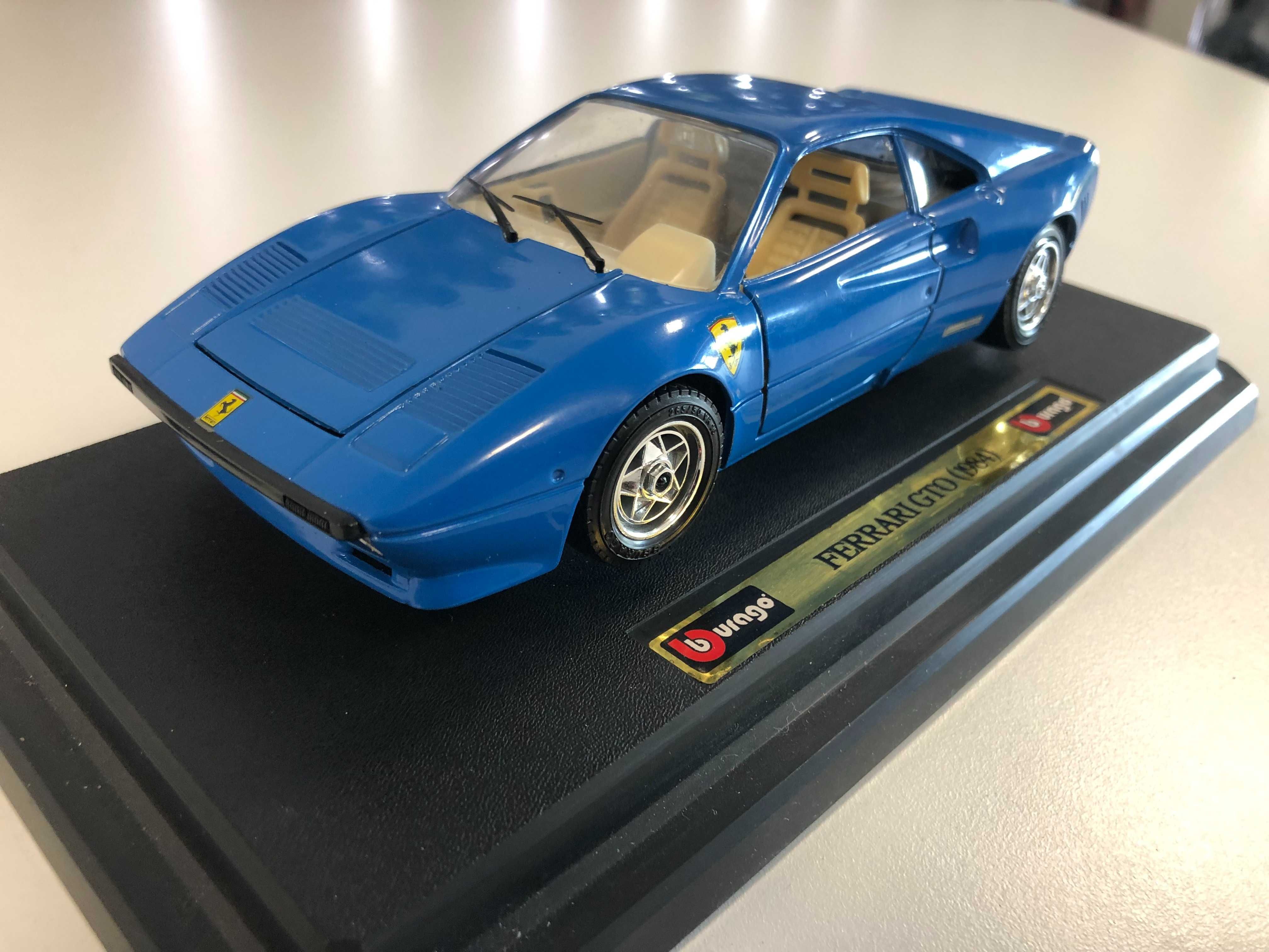 BBURAGO метална колекционерска количка FERRAR GTO 1989 1:24 нова
