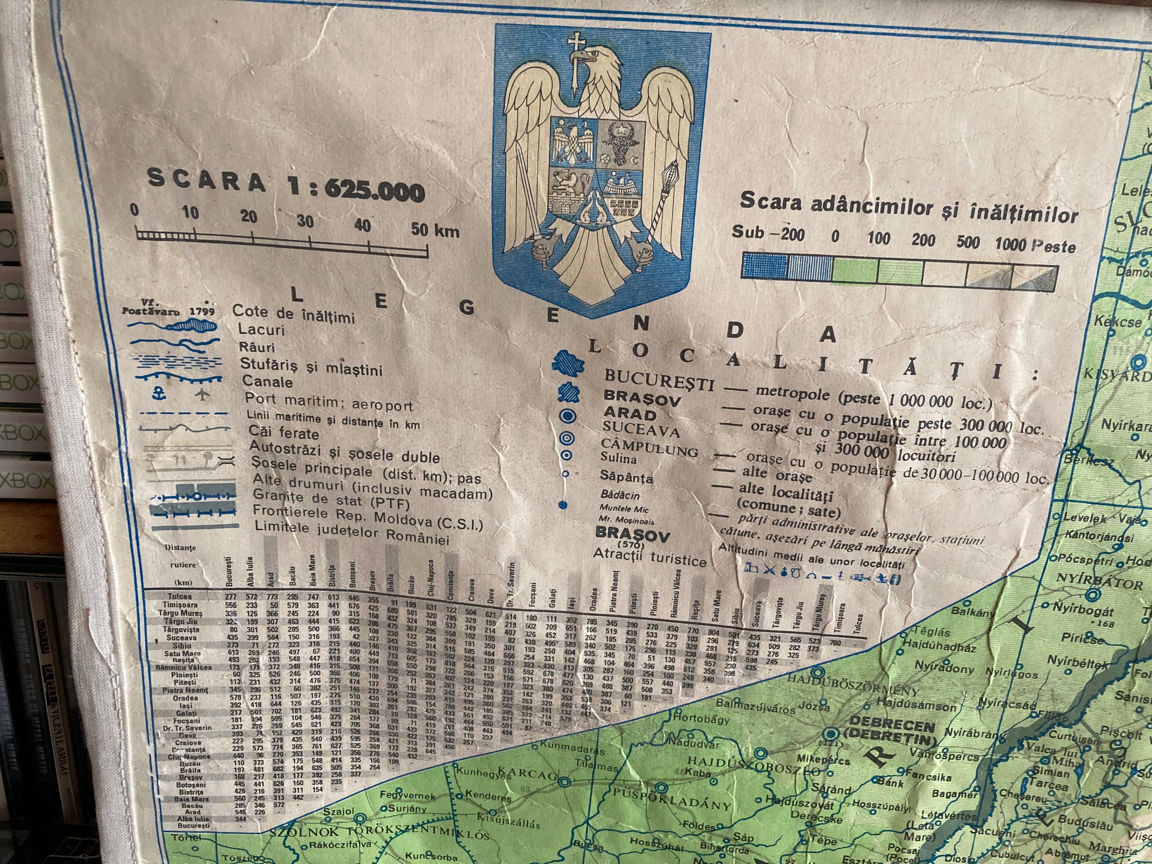 Harta veche Perioada comunistă