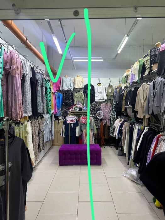 Сдам бутик !!’!  Женской одежды ТД Мега Шыгыс