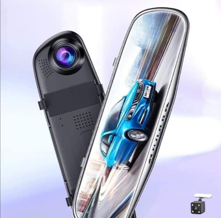 Видеорегистратор-огледало, предна и задна камера за паркиране