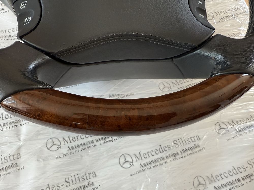 Махагонов волан четен за Мерцедес Ес/ ЦЛ W220/215 Mercedes mahagon