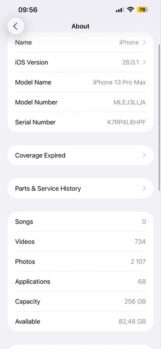 iPhone 13 Pro Max LLA 256GB 80%