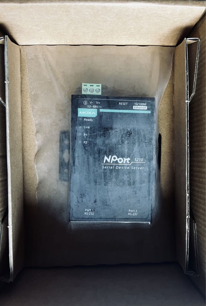 Moxa NPort 5210-T Convertor serial la ethernet (2 PORTURI RS-232)