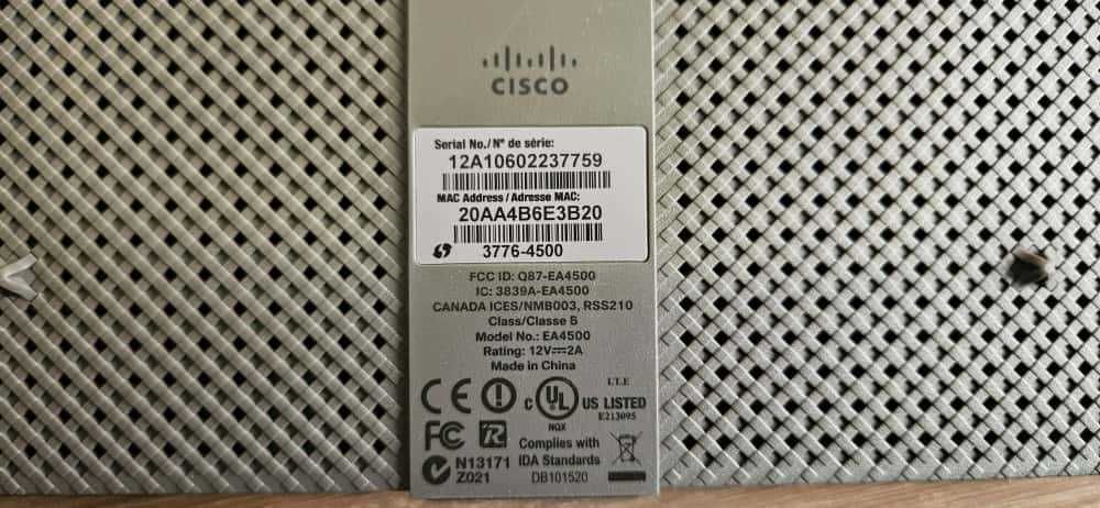 Router Wireless Dual-Band N900 Linksys EA4500